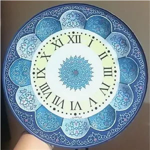 ساعت میناکاری و خاتم کاری اصفهان تماما دستساز خانمان مدل 341163 