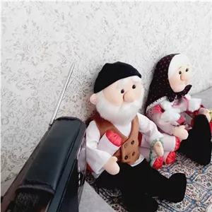 عروسک آقاجون و ننه جون مناسب سفره هفت سین و یلدا خانمان مدل 370387