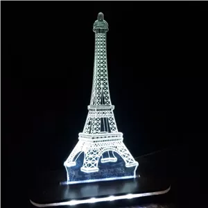 بالبینگ آباژور شبخواب چراغ خواب سه بعدی برج ایفل Efel tower خانمان مدل 324903