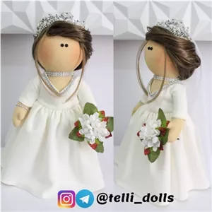 عروسک روسی عروس 36 سانتی خانمان مدل 367218