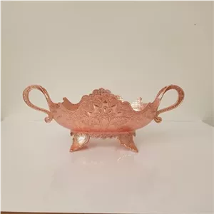 کشکول مسی رنگ طرحدار نانو شده وارداتی ترک خانمان مدل 338485