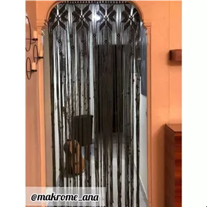 پرده مکرومه شیک خانمان مدل 365608