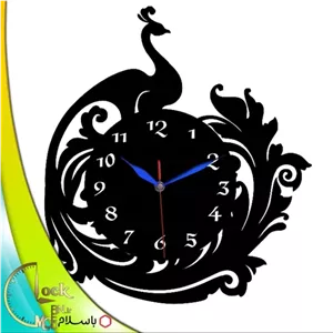 ساعت دیواری طرح طاووس کد 556 خانمان مدل 341680