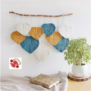 دیوارکوب پر مکرومه بافی دکوراتیو شیک و خاص خانمان مدل 364867