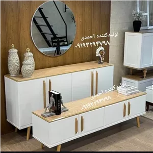 آینه کنسول ست میز تی وی اسپرت کلاسیک خانمان مدل 311011