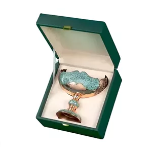 پک کشکول 3 فیروزه کوبی چرم VIP خانمان مدل 341861