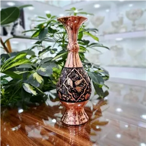 گلدان 25 سانتی مس الماس تراش با روکش نانو پُلی استر خانمان مدل 338976