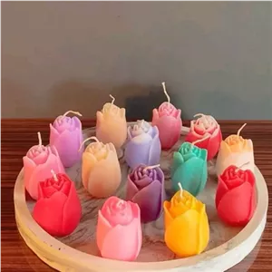شمع غنچه گل رز خانمان مدل 335258