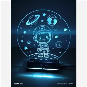 بالبینگ،آباژور، چراغ خواب ، شب خواب طرح فضانورد خانمان مدل 324931