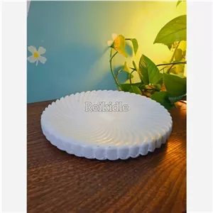 قالب دیس گرد شیار دار قالب سیلیکونی دیس گرد شیار دار مخصوص میوه خوری و شیرینی خوری خانمان مدل 357578