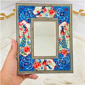 آینه خاتم نقاشی مینیاتور خانمان مدل 345913 