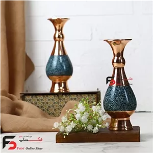 گلدان فیروزه کوبی خانمان مدل 344601