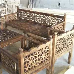 مبل سنتی هفت نفره خانمان مدل 320135