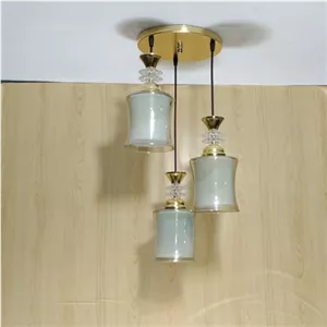 لوستر اویز سه شاخه کد 10 خانمان مدل 348657