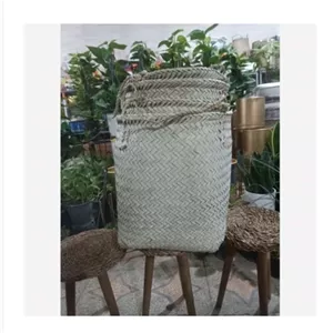 گلدان حصیری ارتفاع 33تا45سانت-کاور حصیری خانمان مدل 348194