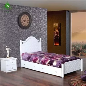 تخت خواب یک نفره MDF وکیوم مدل روژان خانمان مدل 325124