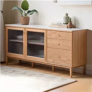 میز کنسول روکش چوبی.شیک خانمان مدل 314478