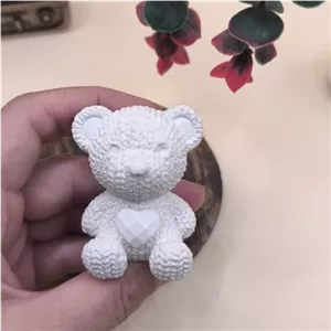 قالب سیلیکونی خرس بافت یا تدی بافت خانمان مدل 358879