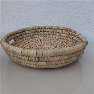 سبد میوه و سبزی حصیری بزرگ خانمان مدل 348680