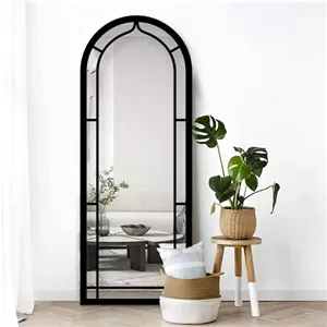 آینه قدی چوبی الف طرح قاصدک 100-W-180 خانمان مدل 336739