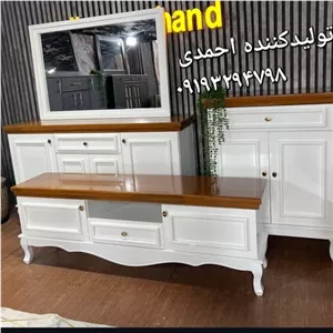 آینه کنسول ست میز تی وی جاکفشی الماس خانمان مدل 310900