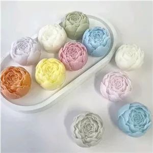 شمع غنچه گل پیونی خانمان مدل 332230