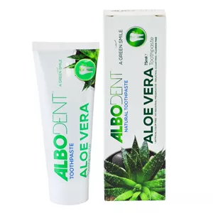 خمیر دندان گیاهی آلبودنت مدل Aloe Vera حاوی عسل و بره موم 75 میلی‌لیتر