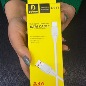 کابل شارژ TYPE_C DENMEN مدل D01V