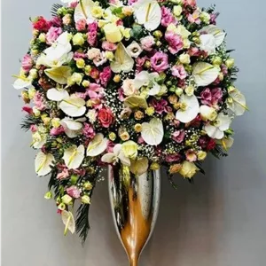جام گل تبریک برای نمایشگاه نقاشی تهران 5299