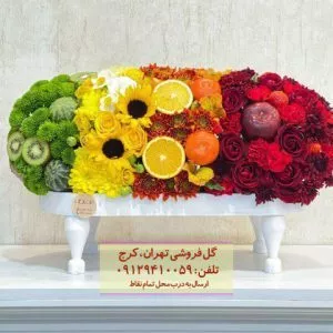 باکس گل یلدای گل مریم و رز در گلفروشی درختی