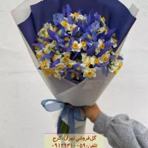 باکس گل نرگس و لیلیوم در گلفروشی آرارات