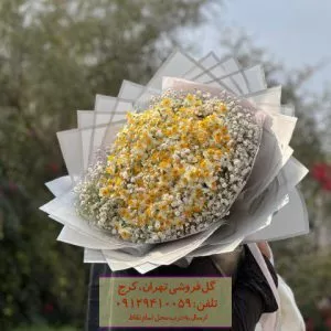 باکس گل نرگس لاکچری در گلفروشی امامزاده یحیی