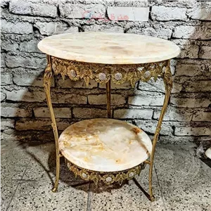 میز خاطره مدل گل برگی نگین سربی،با کیفیت و آبکاری درجه یک