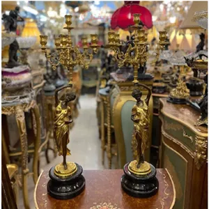 سرویس شمعدان برنزی شش شعله، مدل فرشته