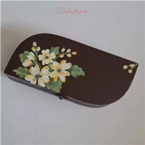 جعبه عینک و ساعت چوبی دست‌ساز