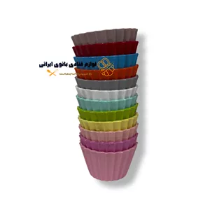 ظرف باگر کیک سایز کوچک بصورت 5 تایی