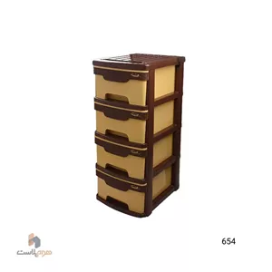 فایل پلاستیکی چهار طبقه XL کد 654