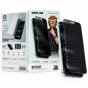 گلس پرایوسی گرین لاین 9H Steve Privacy آیفون 18 پرو و 18 پرومکس