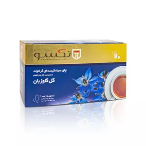 چای گل گاوزبان کیسه‌ای تکسو کمک به کنترل فشار خون، بهبود سرما خوردگی ونشاط آور وانرژی بخش