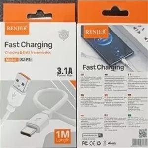 کابل USB به USB-C رنجر مدل RJ P3 طول 1 متر