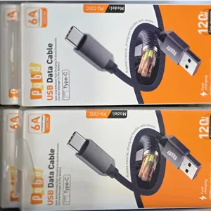 کابل دیتا 120W تایپ C مدل PQ-C05C