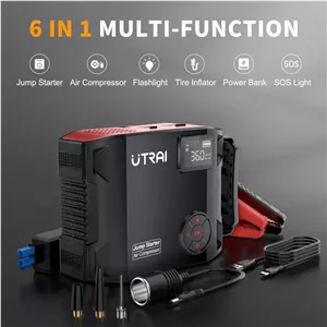 جامپ استارتر و کمپرسور هوا برند UTRAI مدل JS-5
