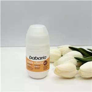 مام رول گیاهی خوشبو کننده و محافظ پوست بدن آنتی باکتریال ضد عرق بدون الکل دارای خاصیت کاهش رشد مو 48 ساعته مدل دوبل افکتو  نارنجی