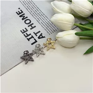 کلیپس فلزی طرح ستاره سایز کوچک2.5cm