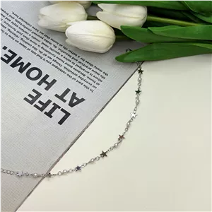 پابند استیل طرح ستاره مروارید 27cm