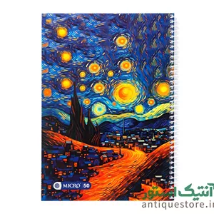 دفتر 50 برگ سیمی مجلد میکرو ( طرح پیکاسو )