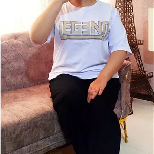 تیشرت باکسی نخ پنبه LEGEND