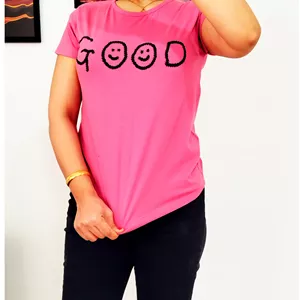 تیشرت نخ پنبه GOOD/ فری سایز (36 تا 44)