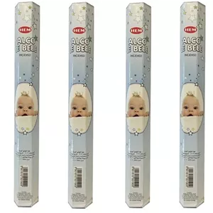 عود هم مدل پودر بچه کد Baby Powder04 مجموعه 4 عددی