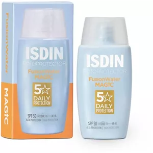 ضد آفتاب ایزدین اصل فیوژن واتر مجیک بی رنگ Isdin SPF 50